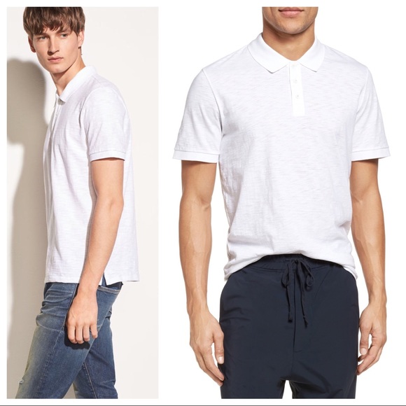 Vince Mens Classic Slub Short Sleeve 